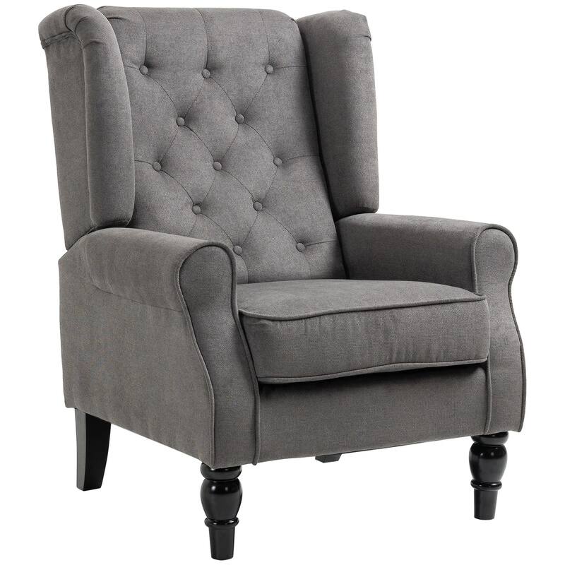 Wingback Accent Chair for Living Room, Button-Tufted Lounge Chair