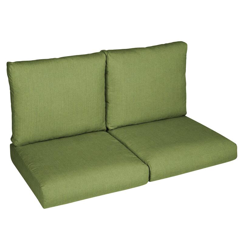 Sorra Home Sunbrella Outdoor Loveseat Cushion Set