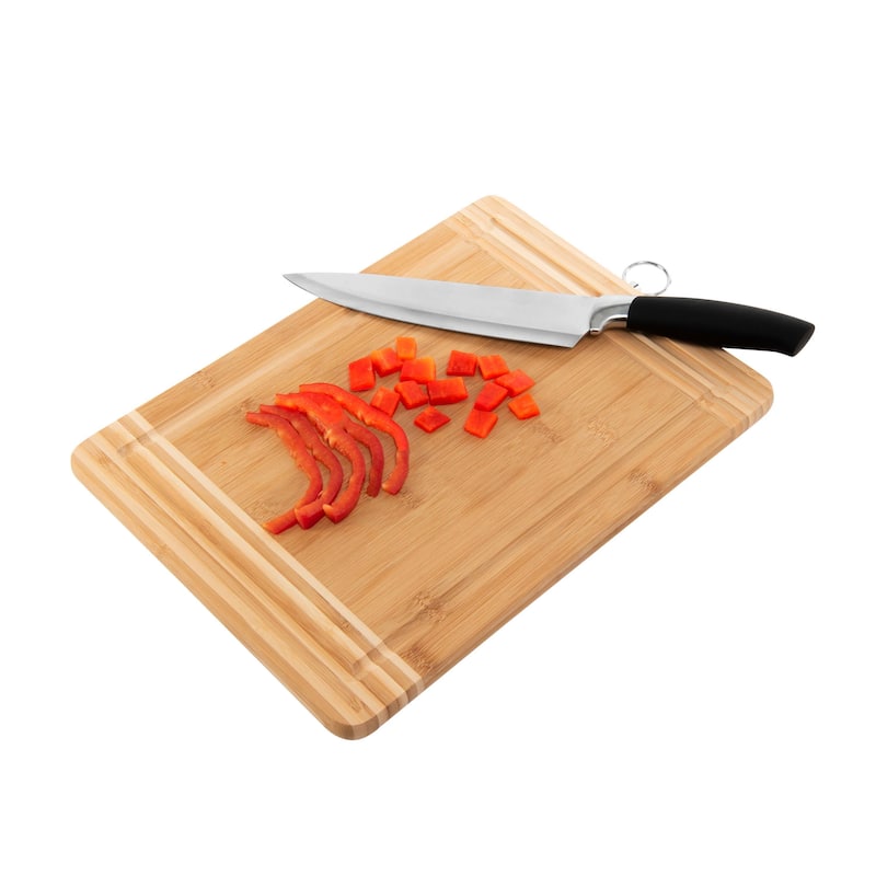 Kitchen Details 2 Pack Medium Bamboo Cutting Board - 11.81" x 7.87"