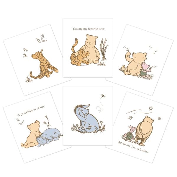 slide 2 of 5, Lambs & Ivy Disney Baby Classic Pooh Unframed Nursery/Child Wall Art