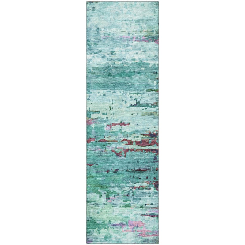 Premium Washable Super Soft Abstract Ombre Mayfield Rug