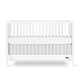 preview thumbnail 1 of 6, Dream On Me Moon Bear Reaching for The Stars 4-in-1 Modern Island Crib with Rounded Spindles - White White
