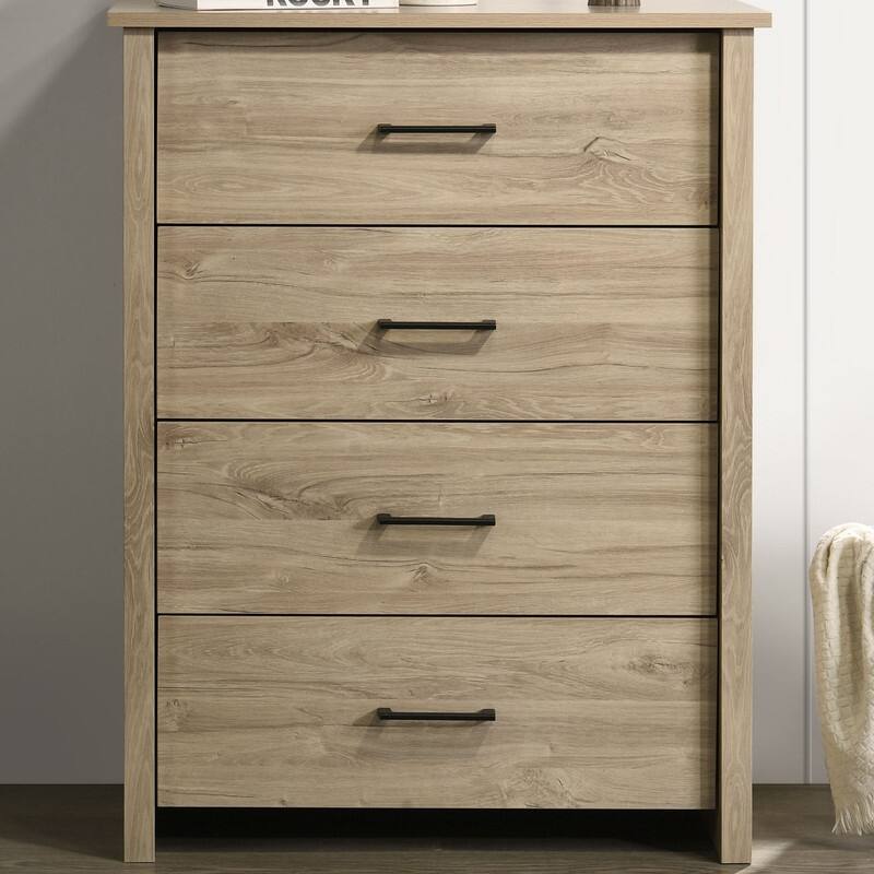 Celeste 32"W 4-Drawer Chest with Handles