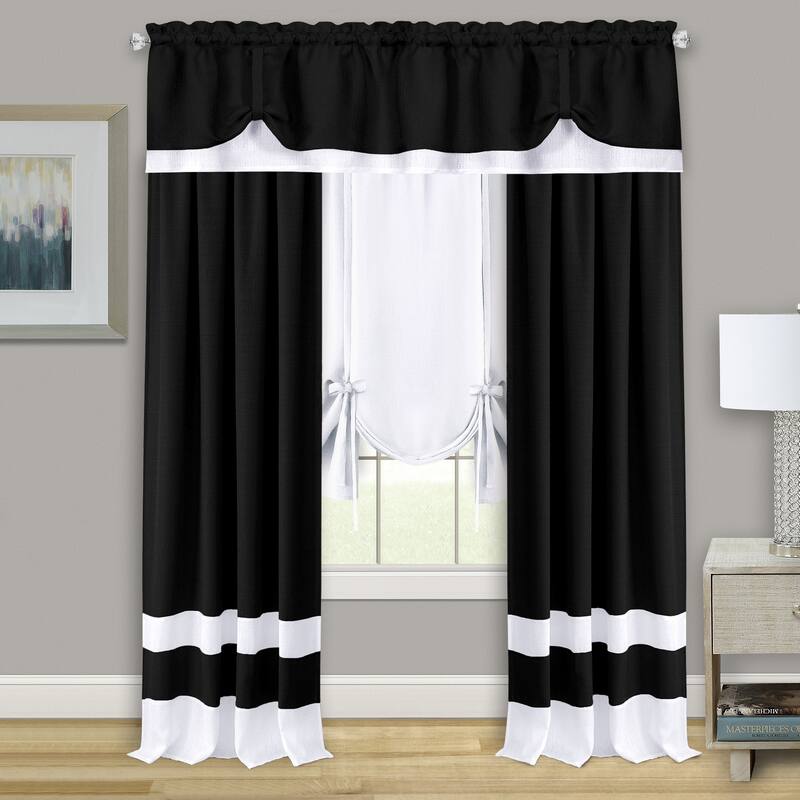 Darcy Window Curtain Tie Up Shade - 58x63