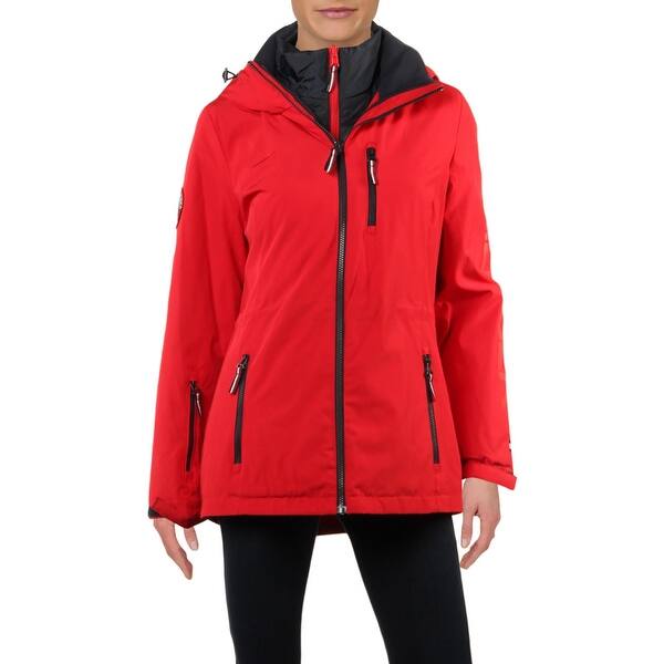 Shop Tommy Hilfiger Women S 3 In 1 Systems Hooded Convertible Winter Jacket Overstock 30839640