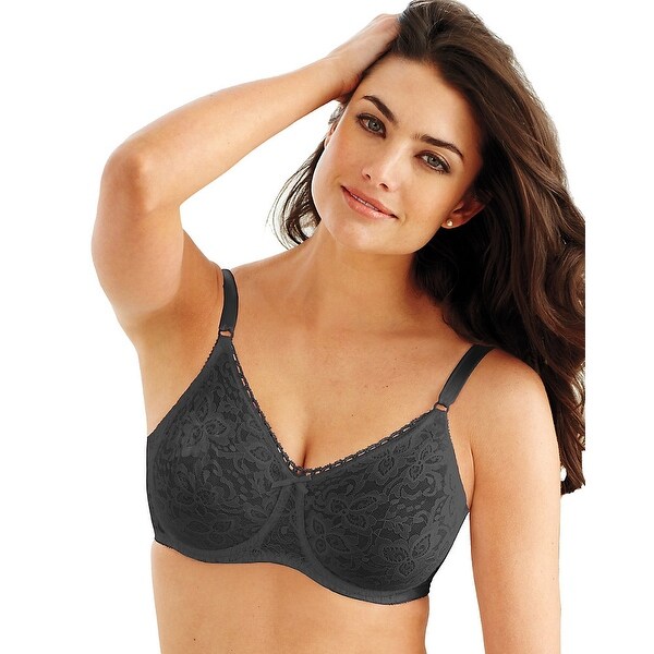 Bali Lace N Smooth Underwire Bra Size 34dd Color Black