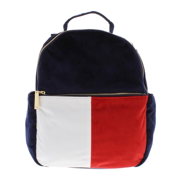 tommy hilfiger velvet backpack