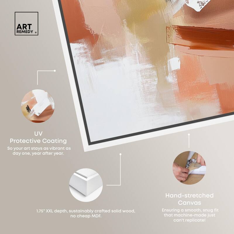 Rose and Rust III Canvas by Art Remedy