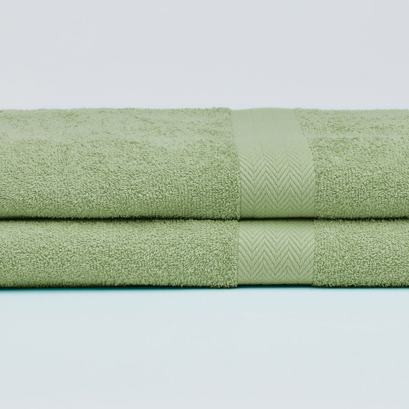 Deluxe 2-Piece 100 Cotton Bath Sheet