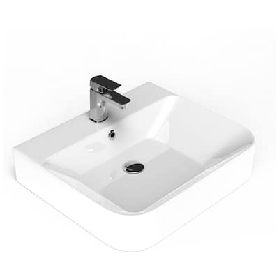 WS Bath Collections Fly 3054.01 Fly 21-11/16" Rectangular Ceramic