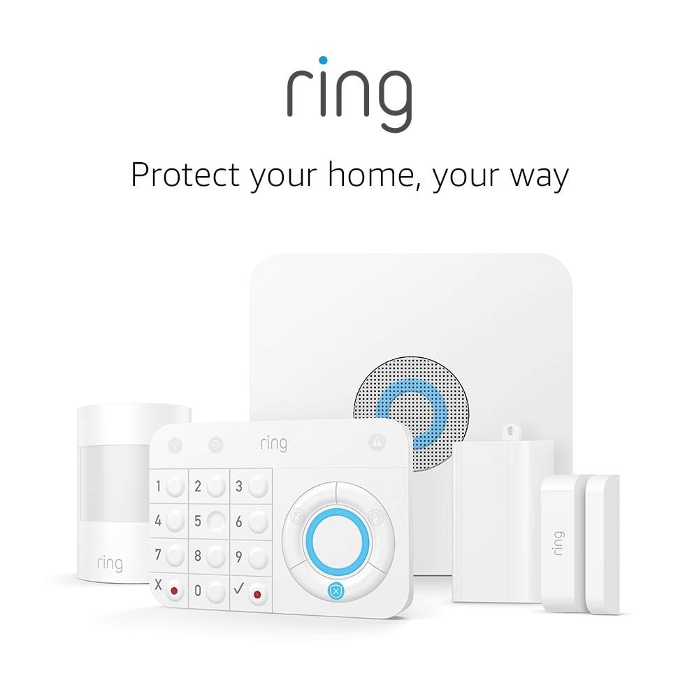 Ring Alarm Wireless Home Security 5 Piece Kit White Works with Alexa - 7.8 x 8.13 x 5.0 Ring Alarm Wireless Home Security 5 Piece Kit White Works with Alexa - 7.8 x 8.13 x 5.0