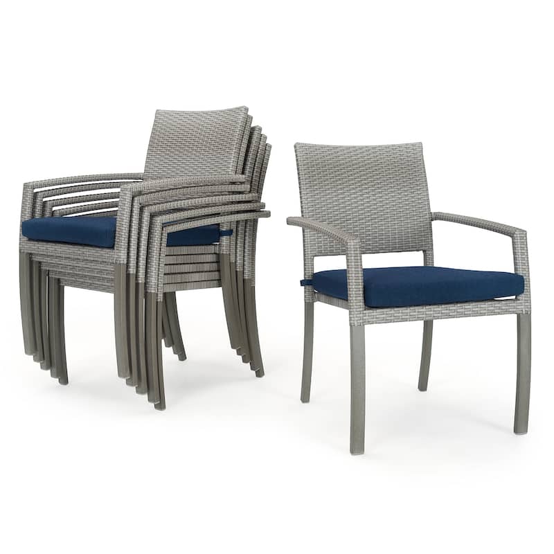 Portofino Casual 7 Piece Sunbrella Outdoor Patio Dining Set