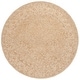 preview thumbnail 141 of 158, SAFAVIEH Handmade Dip Dye Karyn Wool Rug 7' Round - Gold/Ivory