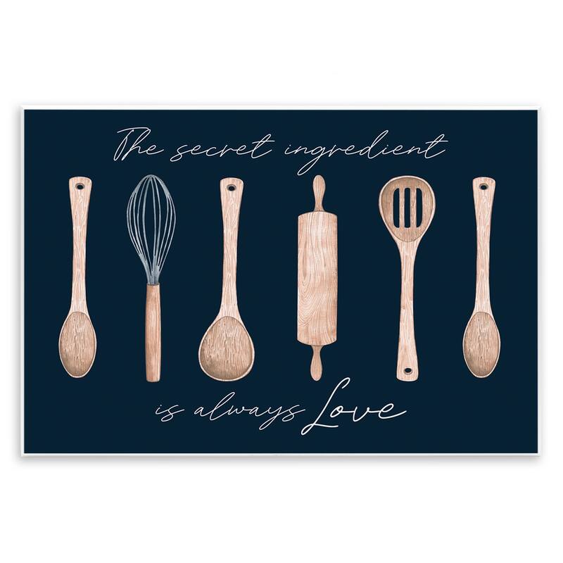 Stupell Secret Ingredient Always Love Wall Plaque Art Design By Lux + Me Designs - 15 x 10