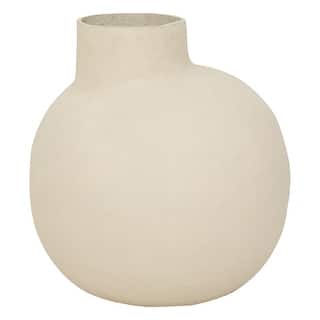 Asymmetric Neck Planter - 17.75" - Beige