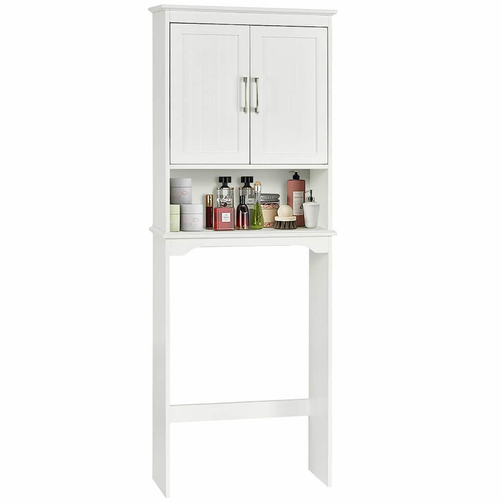 Costway Over The Toilet Space Saver Bathroom Organizer w/ Storage