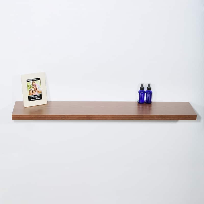 Modern and Contemporary JD Walnut Floating Shelf - 47.2*9.25*1.5 inches