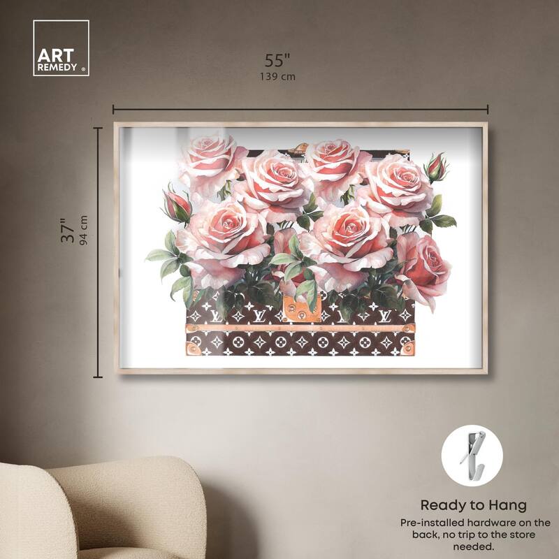 Doll Memories - Stylish Roses Shadowbox by Art Remedy