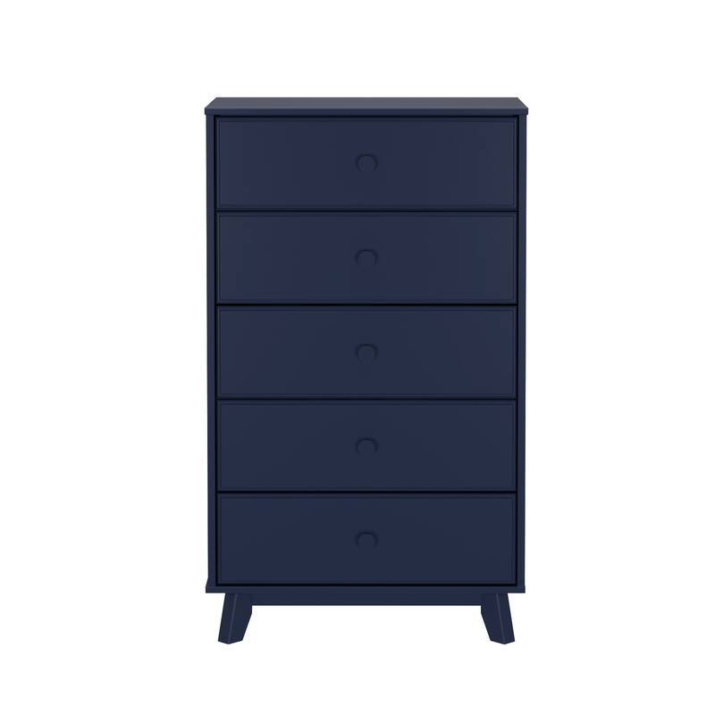 Max and Lily Classic Solid Wood 5-Drawer Dresser