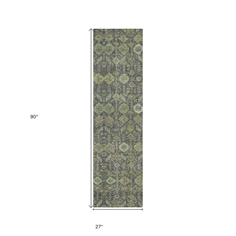 Alrimo Lush Floral Weather Resistant Classic Meets Modern Outdoor Rug