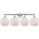 Option Polished Chrome / White Glass with White Rope
