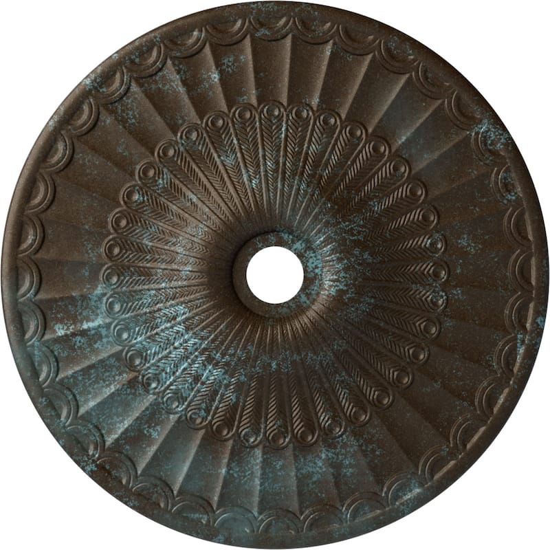 36 5/8"OD x 3 5/8"ID x 2 3/8"P Galveston Ceiling Medallion