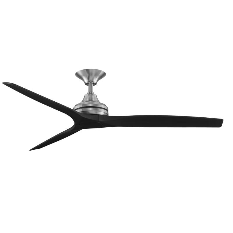 Fanimation Spitfire Indoor/Outdoor Ceiling Fan AC Motor with Remote - Brushed Nickel