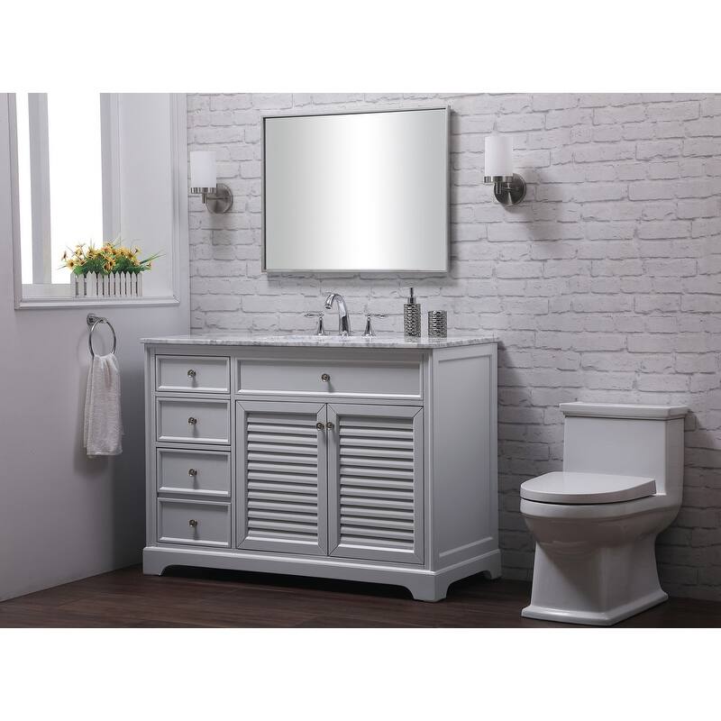 Contemporary 48" Single Bathroom Vanity Set