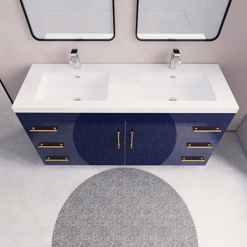 Eliza 60'' Freestanding Vanity with Double Sink