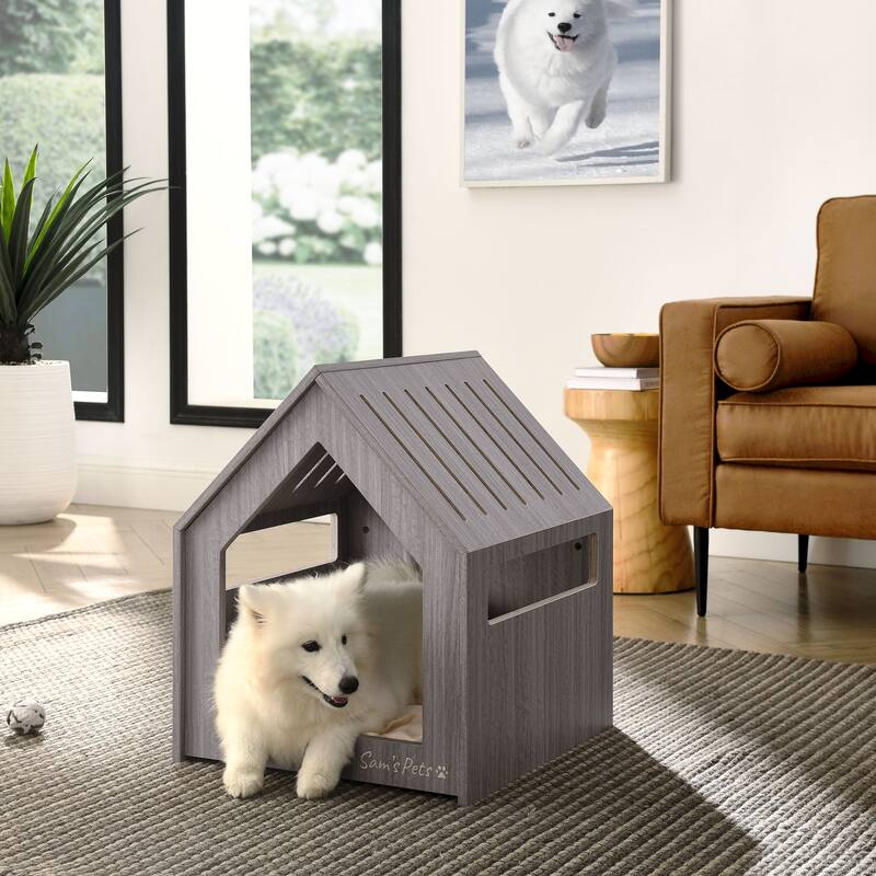 Forest 23'' Dog House In Gray - 23