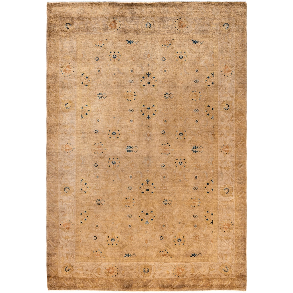 Overdyed One-of-a-Kind Hand-Knotted Area Rug - Beige - 6' 1" x 8' 8"