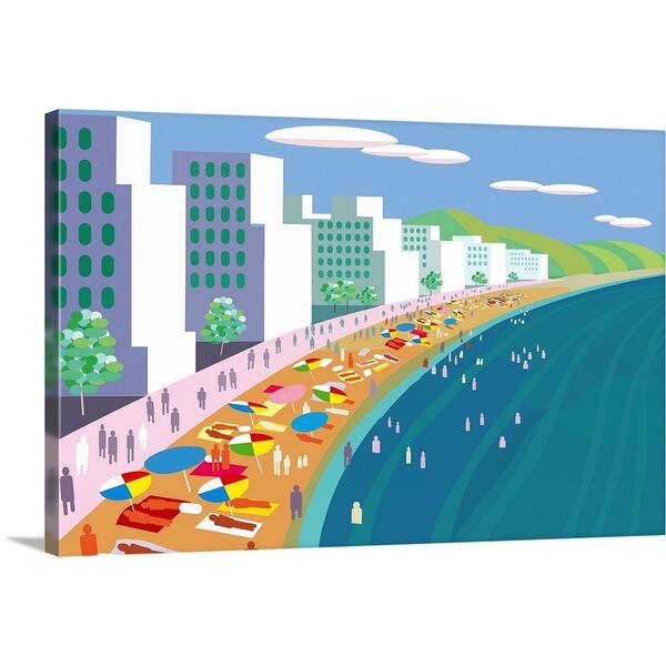 Beach At Puerto Vallarta Canvas Wall Art Overstock 16477504