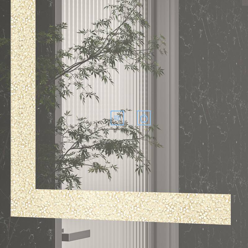 Wall LED Bathroom Cabinet with Lighting and Defogger Medicine Cabinet