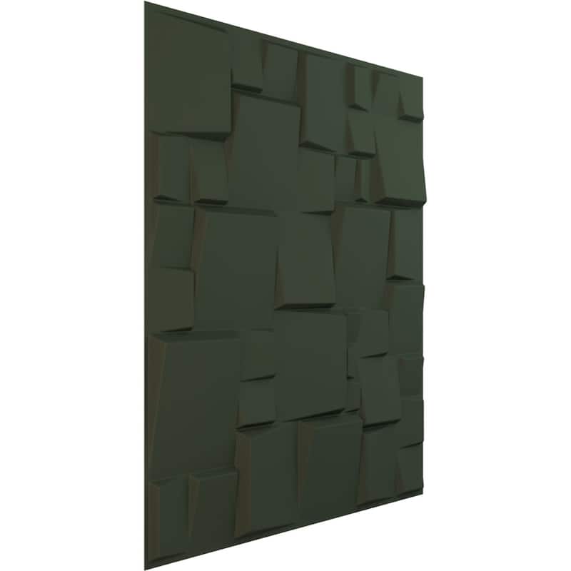 19 5/8"W x 19 5/8"H Modern Square EnduraWall Decorative 3D Wall Panel