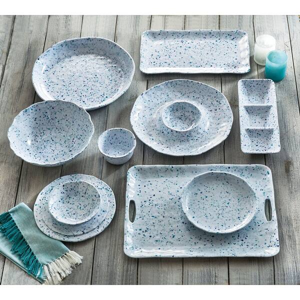 Terrazzo Melamine Rectangle Dinnerware Serving Tray Platter - On Sale ...