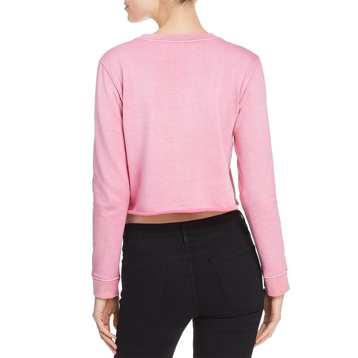 star cropped sweatshirt