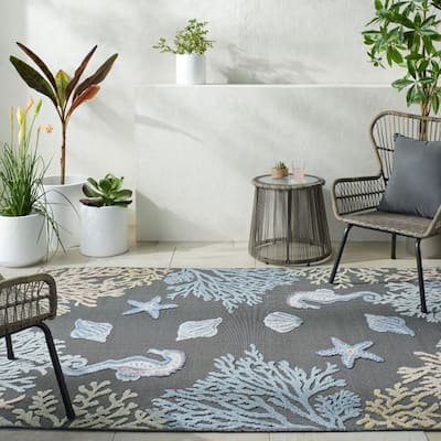 Livabliss Lakeside Coastal Indoor/Outdoor Area Rug