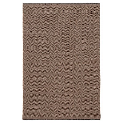 Nevada Brown Kilim 5'1" x 7'9" - 5'1 x 7'9