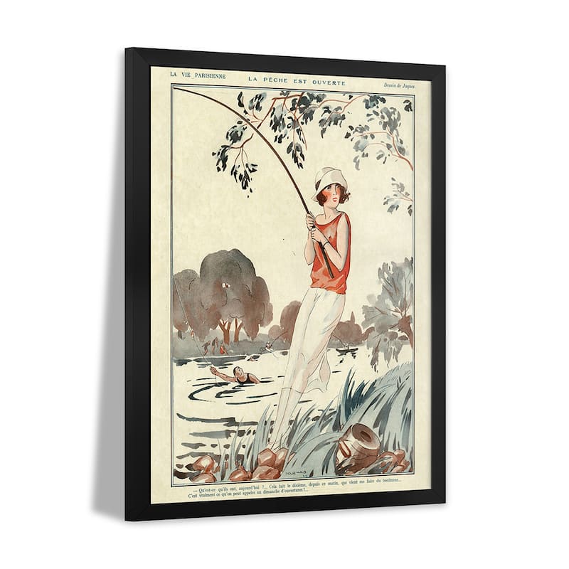 1924 La Vie Parisienne Magazine Plate Premium Framed Poster by The Advertising Archives