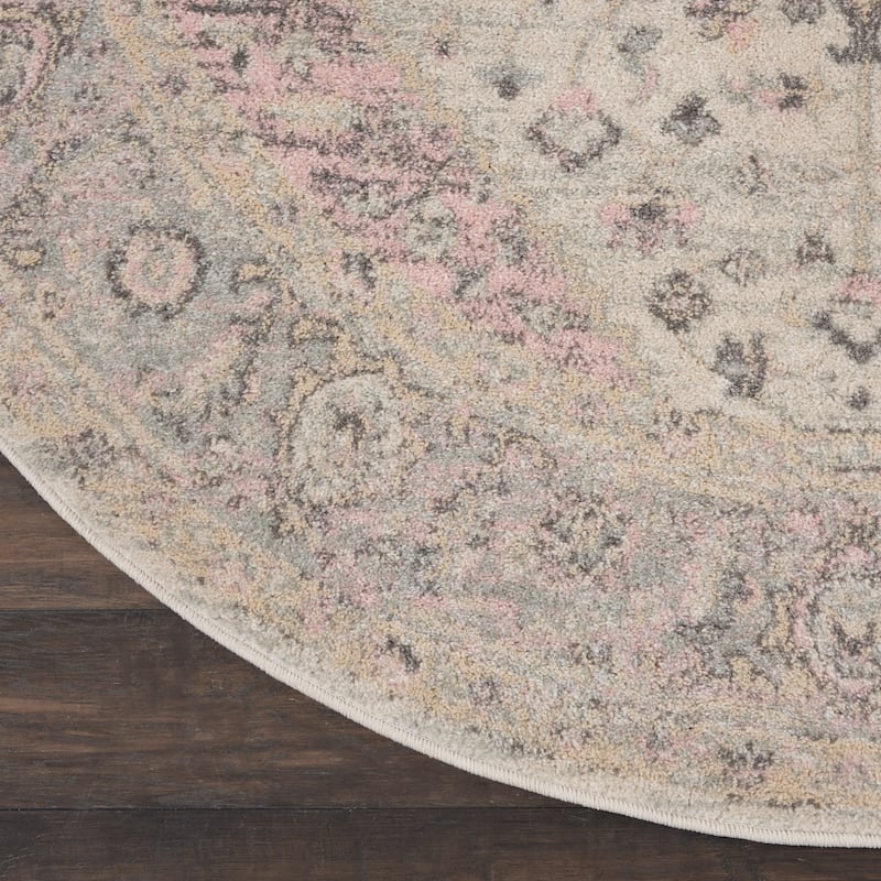 Nourison Tranquil Traditional Persian Medallion Area Rug