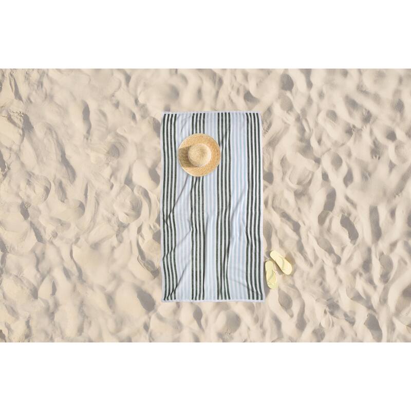 Dan River 2-4 Pack Cabana Stripe Beach Towel Set