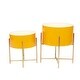 preview thumbnail 21 of 50, Iron Contemporary Planter (Set of 2) - S/2 12", 16"H