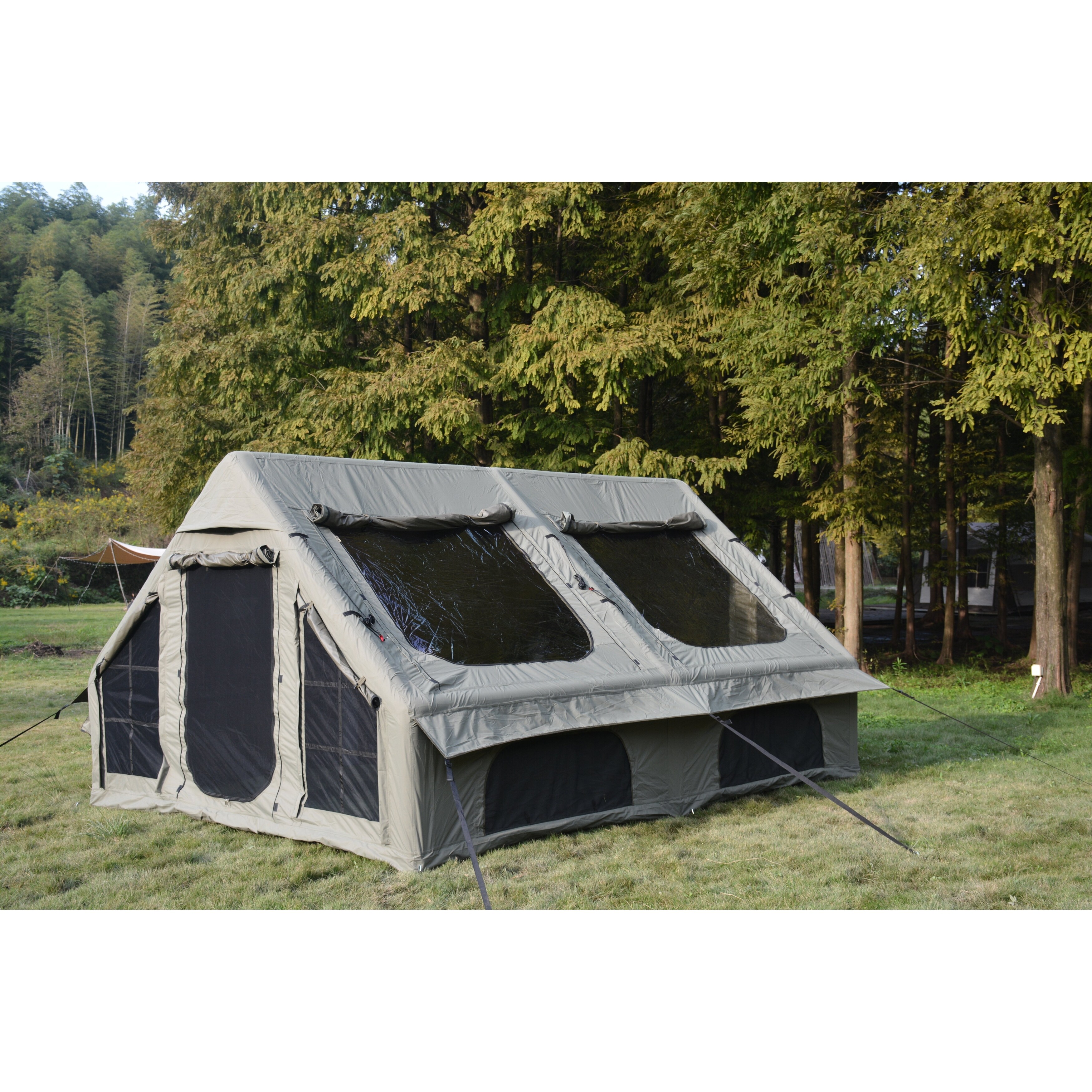 9.8 x13ft Inflatable Camping Tents with Hand Pump, Air Glamping