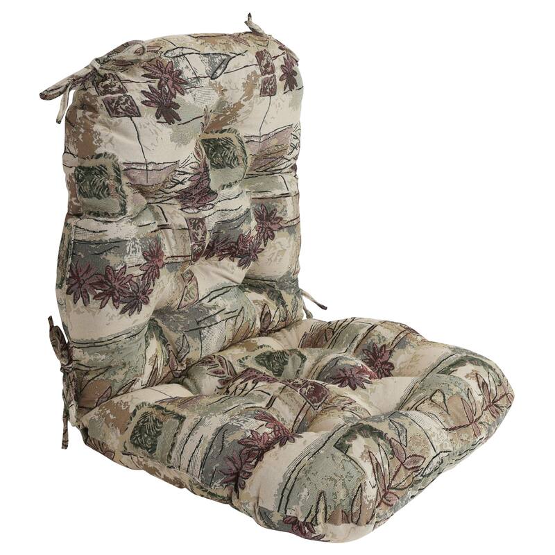48-inch by 24-inch Tapestry Swivel Rocker Cushion (Multiple Patterns) - 24 x 48 - Japanese Gardens