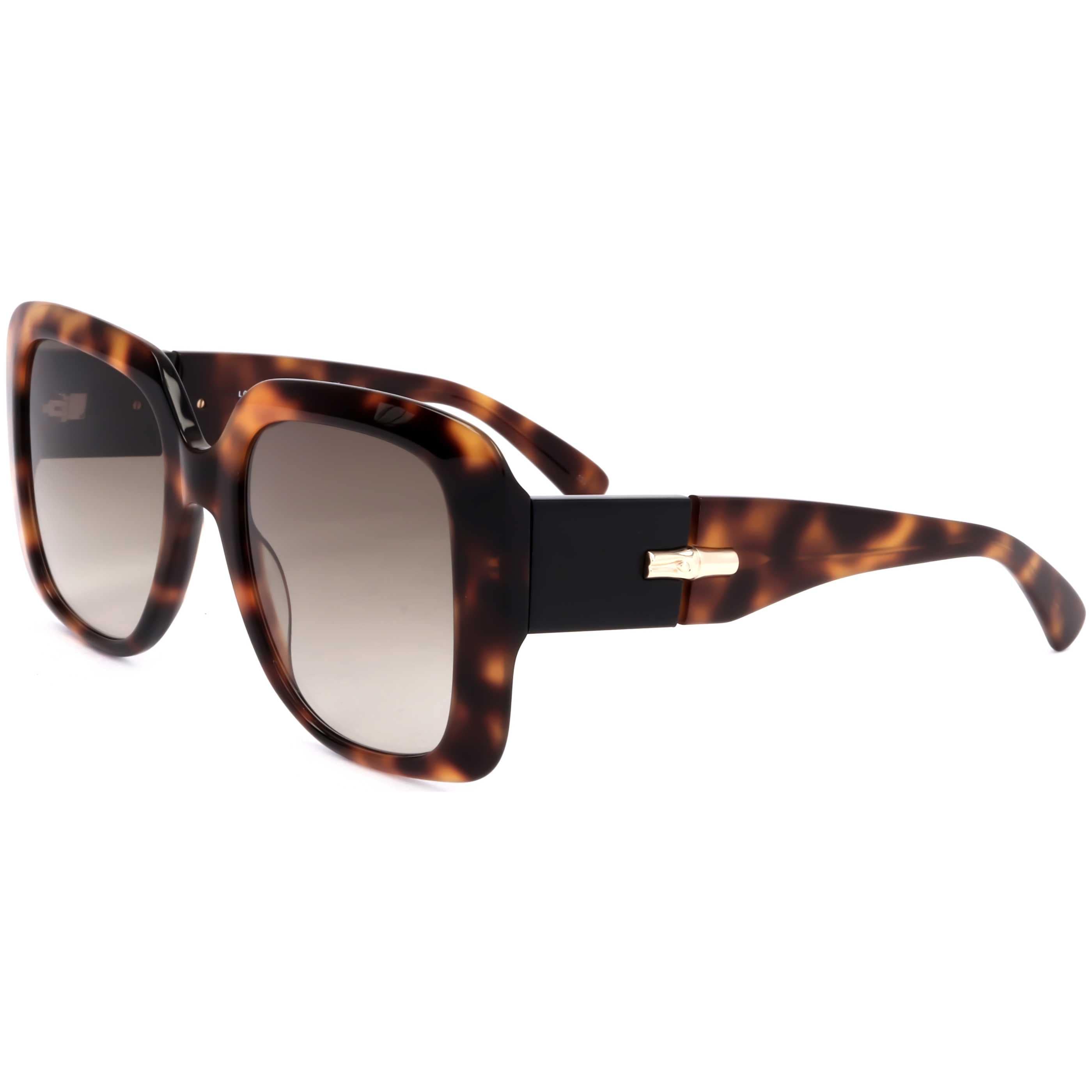 Longchamp Women\'s Sunglasses Havana Plastic Oversized Full Rim Frame LO713S 230 Longchamp Women main image 3