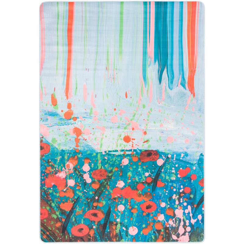 SAFAVIEH Daytona Machine Washable Slip Resistant Chassia Graphic Abstract