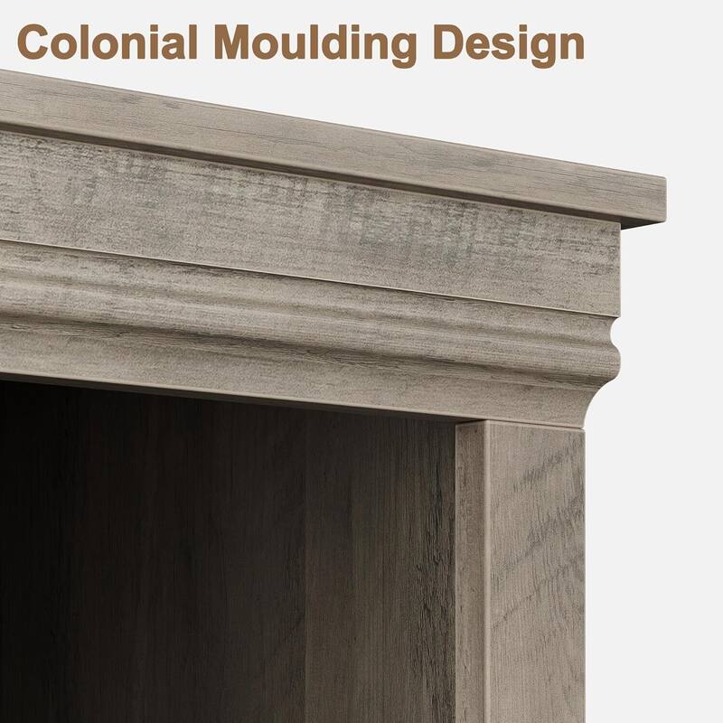 69 Inch Freestanding Modern Tall Bookcase for Living Room, Home, Office - N/A