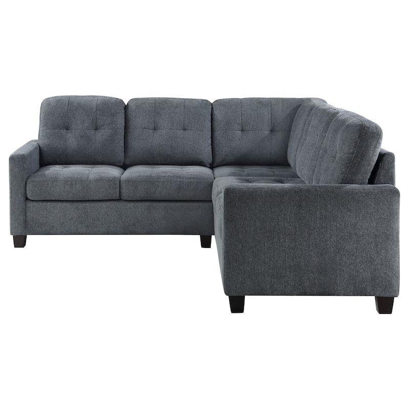 Georgina 3-piece Upholstered Sectional Sofa - 84.5" x 79" x 35.25"