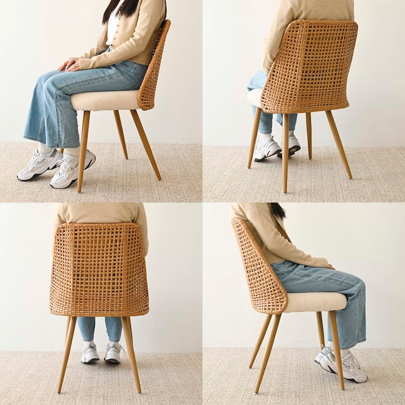 Fabric Upholstered Dining Chair (Set of 4)