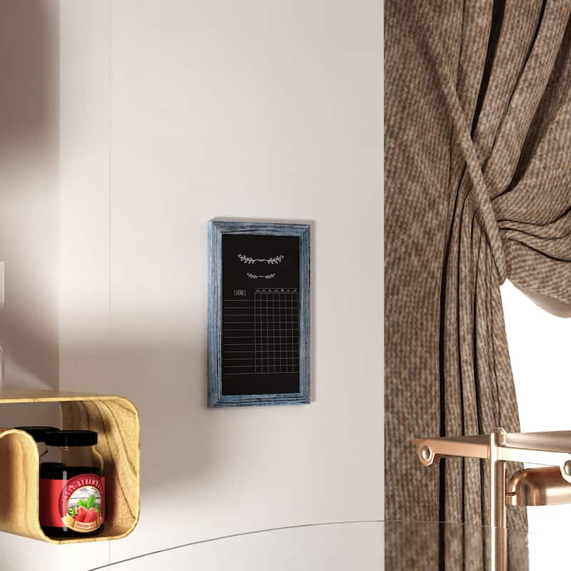 Set of 10 Wall Mounted Magnetic Chalkboards